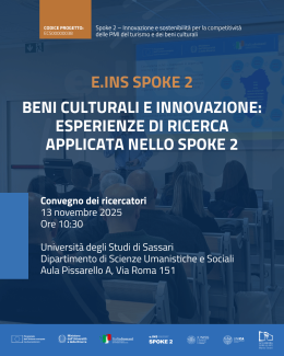 Beni Culturali e Innovazione: Esperienze di Ricerca Applicata nello Spoke 2