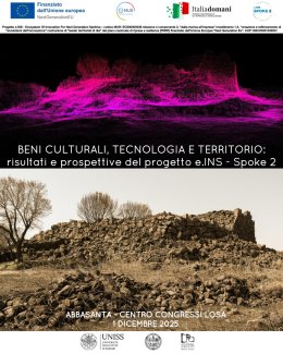 CONVEGNO UNIVERSITÀ E IMPRESE: Beni culturali, tecnologia e territorio: risultati e prospettive del progetto e.INS - Spoke 2