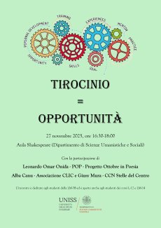 Tirocinio= Opportunità