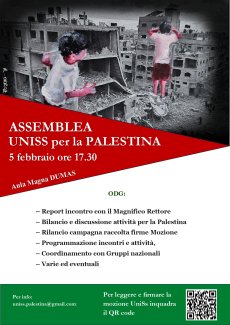 Assemblea UniSs per la Palestina, 05 febbraio 2026 