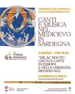 Conferenza “Die ac nocte: culto e canti in Europa e nella Sardegna medievale"